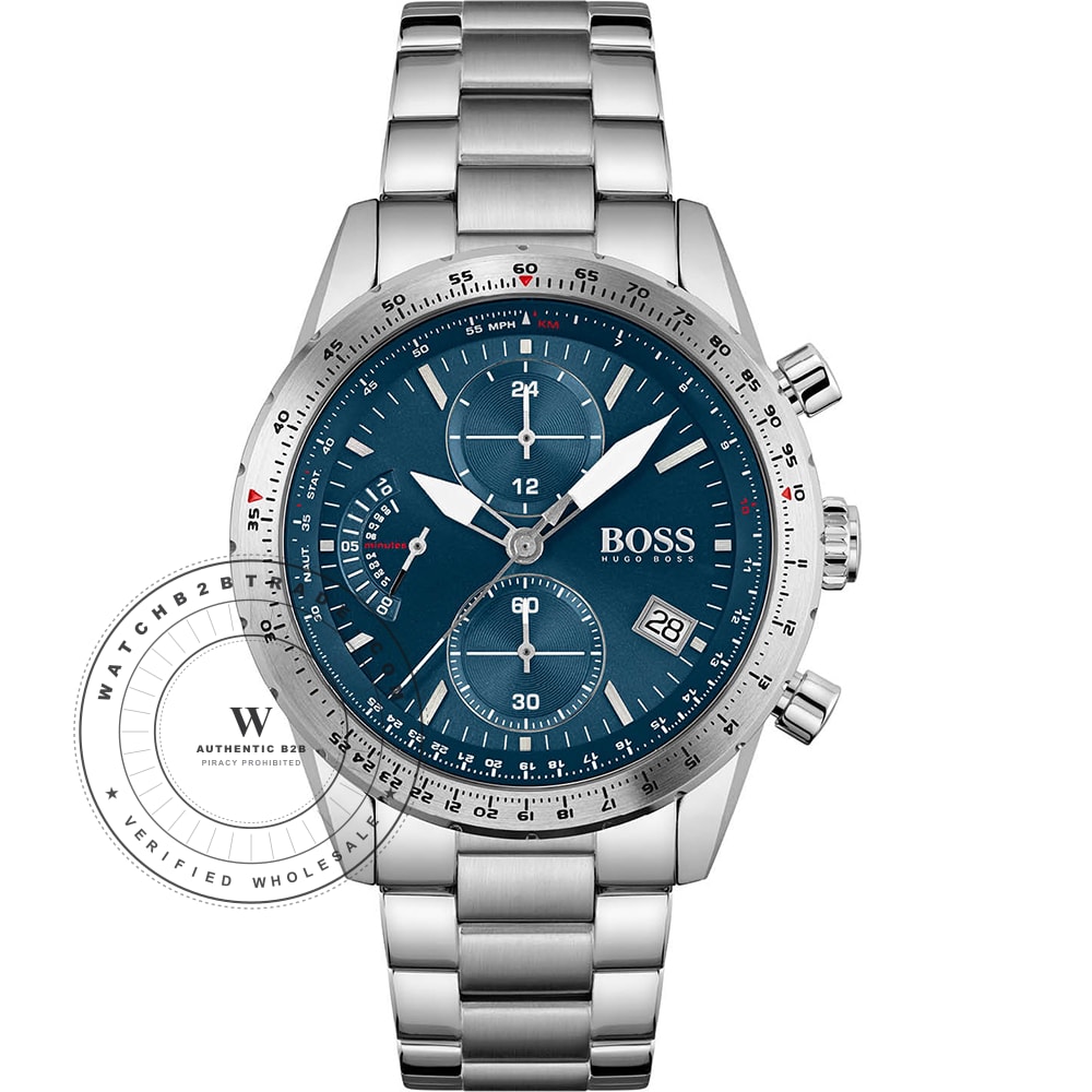 Hugo Boss Boss 1513850 Pilot Edition Chrono Watch (1513850) - Wholesale Luxury Timepiece