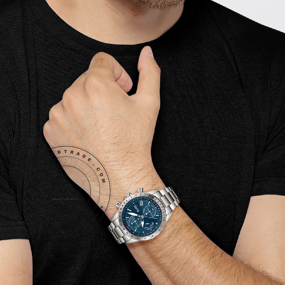Hugo Boss Boss 1513850 Pilot Edition Chrono Watch 1513850 - Angle 4