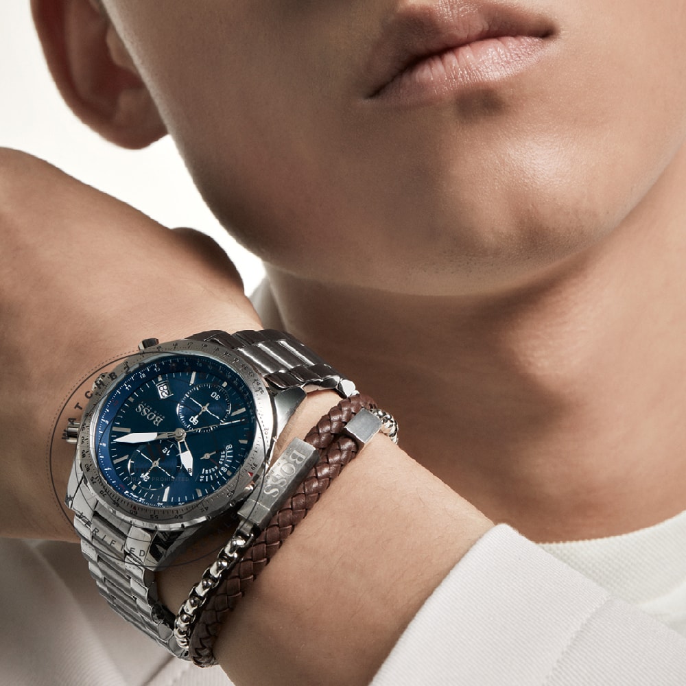 Hugo Boss Boss 1513850 Pilot Edition Chrono Watch 1513850 - Angle 5