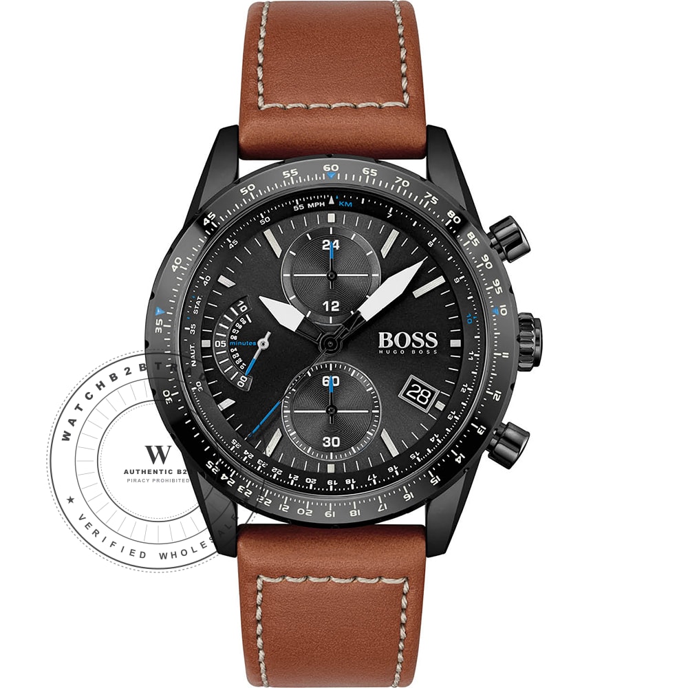 Hugo Boss Boss 1513851 Pilot Edition Chrono Watch (1513851) - Wholesale Luxury Timepiece
