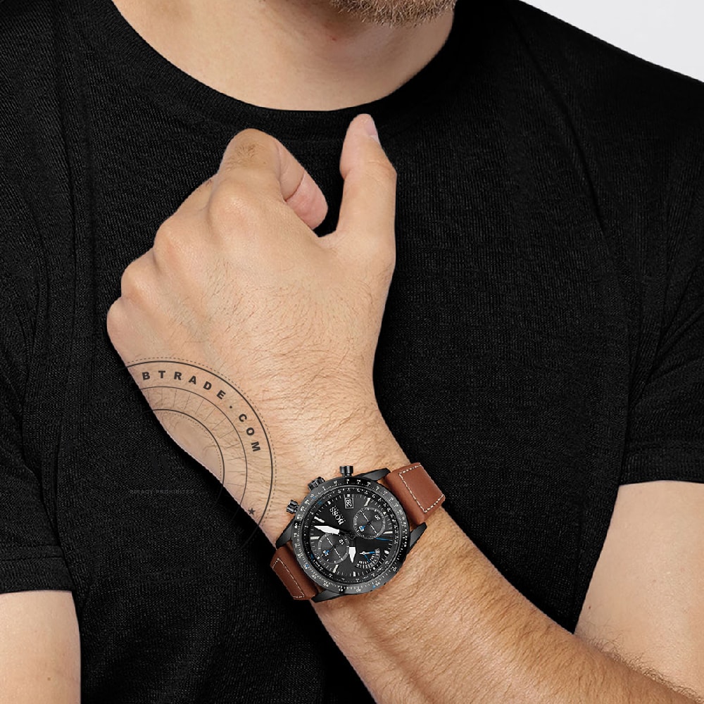 Hugo Boss Boss 1513851 Pilot Edition Chrono Watch 1513851 - Angle 4
