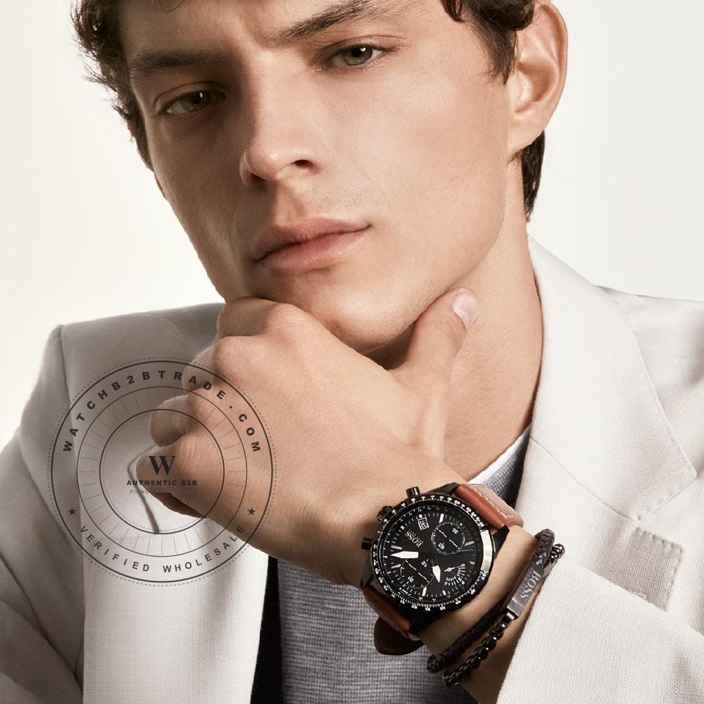 Hugo Boss Boss 1513851 Pilot Edition Chrono Watch 1513851 - Angle 5