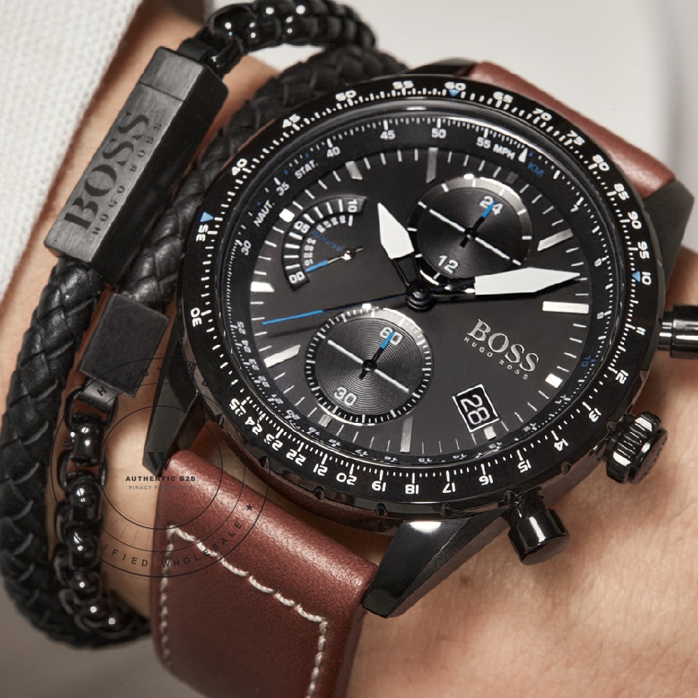Hugo Boss Boss 1513851 Pilot Edition Chrono Watch 1513851 - Angle 6