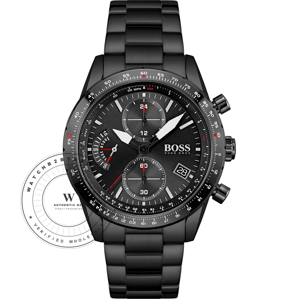 Hugo Boss Boss 1513854 Pilot Edition Chrono Watch (1513854) - Wholesale Luxury Timepiece