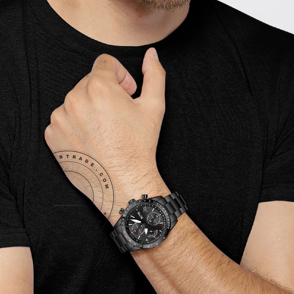 Hugo Boss Boss 1513854 Pilot Edition Chrono Watch 1513854 - Angle 4