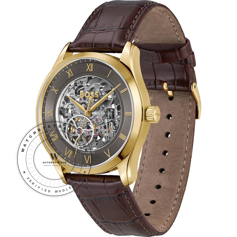 Hugo Boss Boss 1514235 Principle Skeleton Watch 1514235 - Angle 2