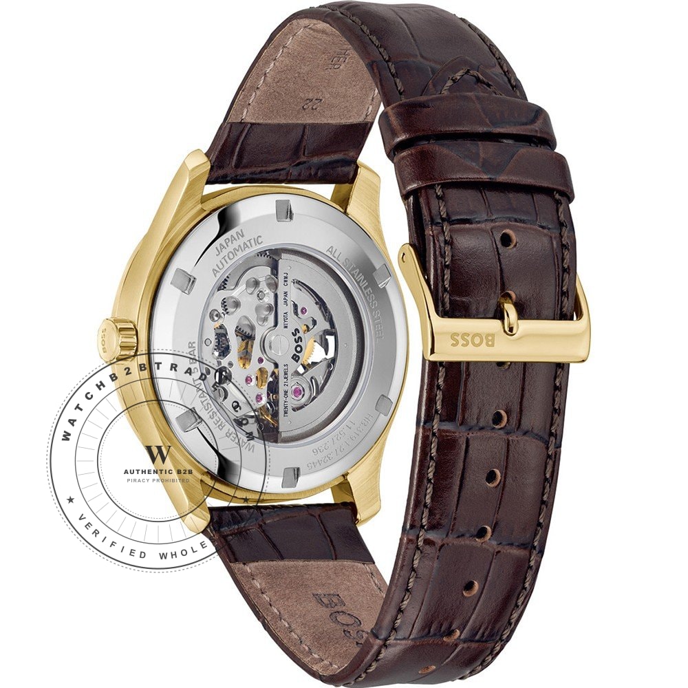 Hugo Boss Boss 1514235 Principle Skeleton Watch 1514235 - Angle 3