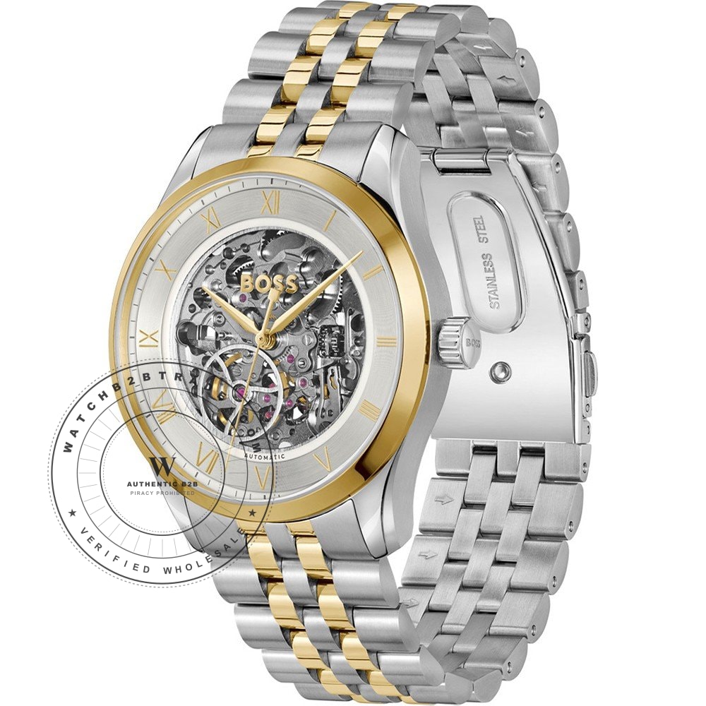 Hugo Boss Boss 1514237 Principle Skeleton Watch 1514237 - Angle 2