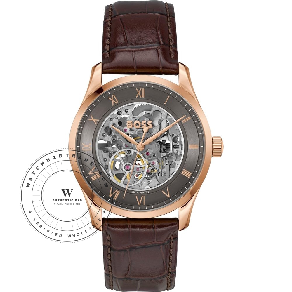 Hugo Boss Boss 1514253 Principle Skeleton Watch (1514253) - Wholesale Luxury Timepiece
