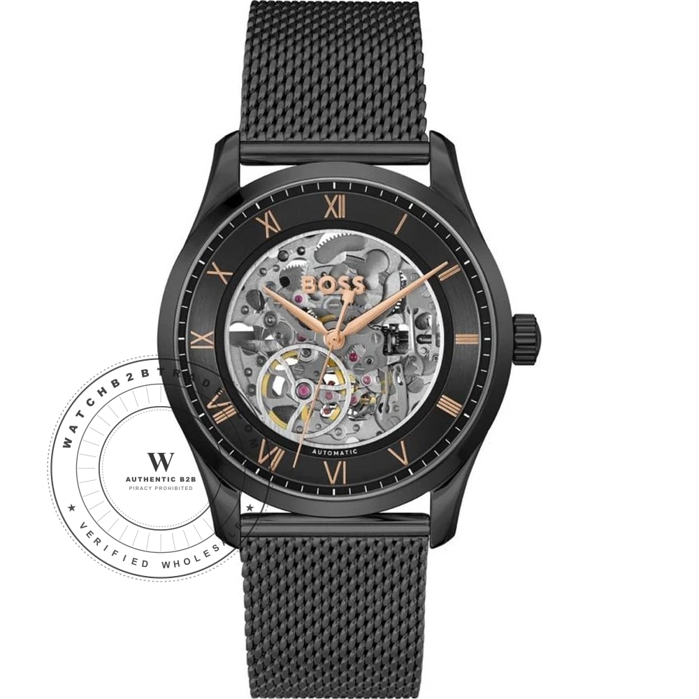 Hugo Boss Boss 1514255 Principle Skeleton Watch (1514255) - Wholesale Luxury Timepiece