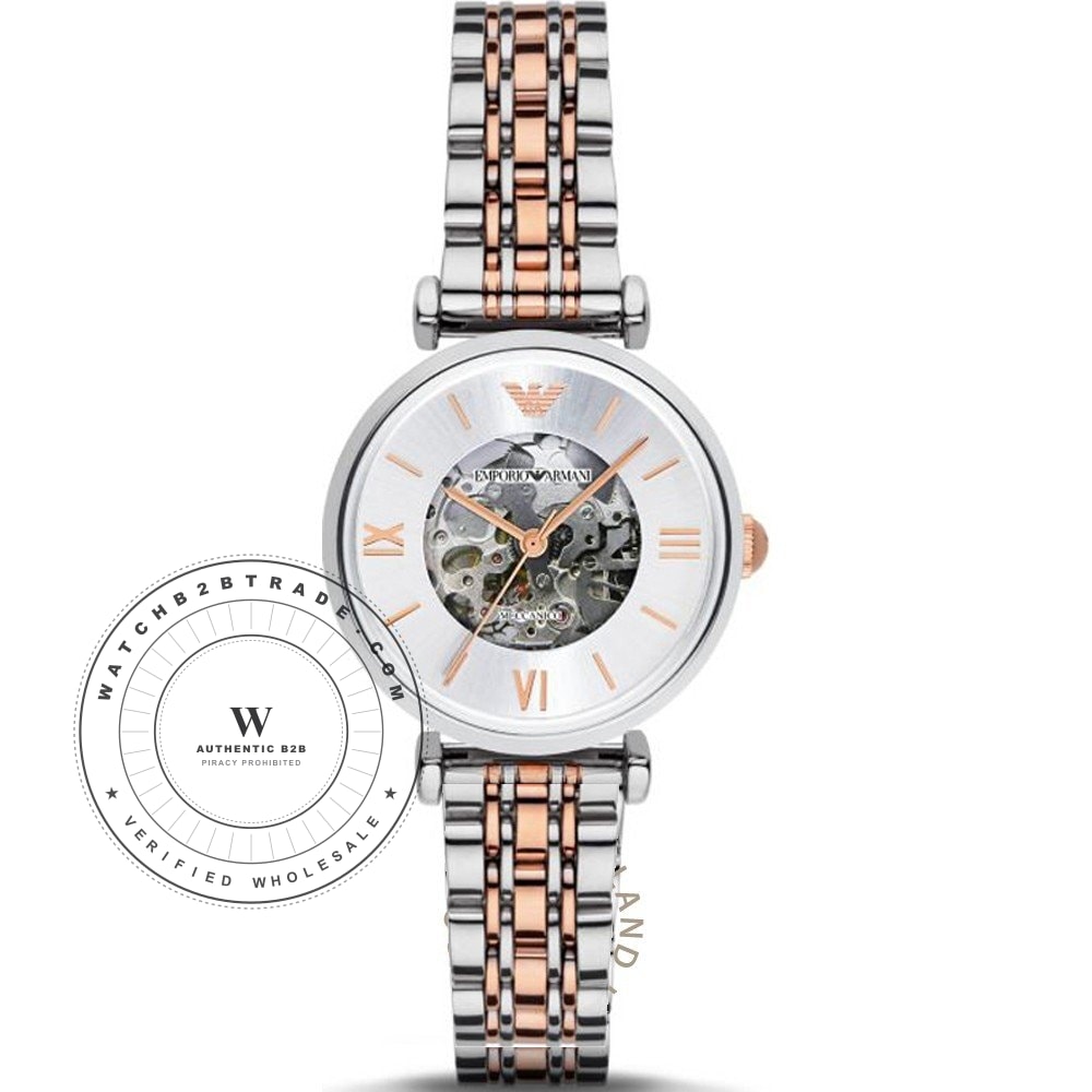 Emporio Armani Watch Handwinder Gianni T-Bar AR1992 (AR1992) - Wholesale Luxury Timepiece