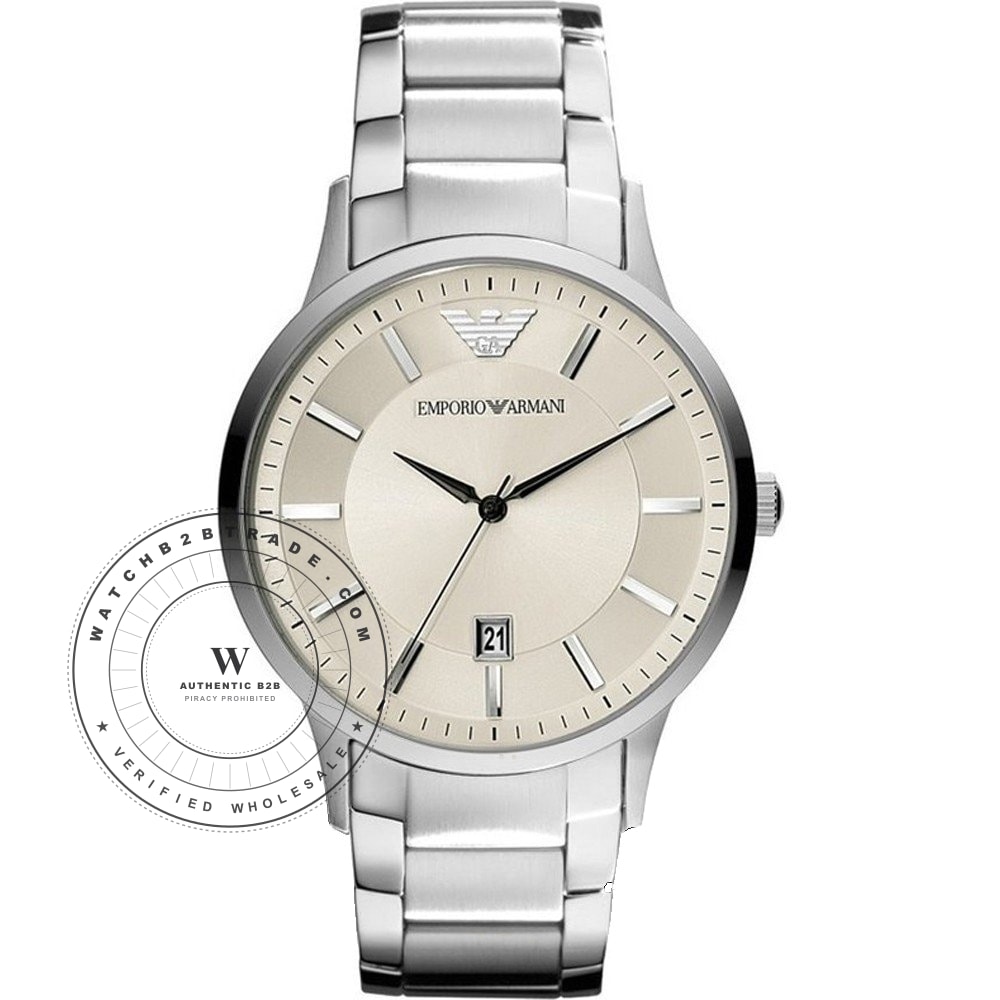 Emporio Armani Watch Time 3 hands Renato Large AR2430 (AR2430) - Wholesale Luxury Timepiece