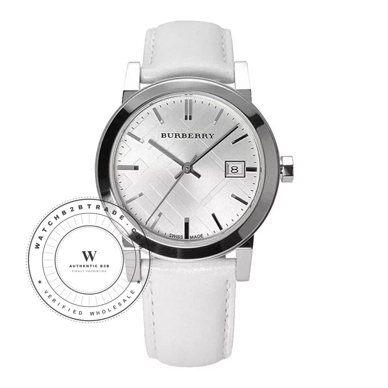 Burberry Burberry The City Ladies Silver Watch 34mm BU9128 (BU9128) - Wholesale Luxury Timepiece