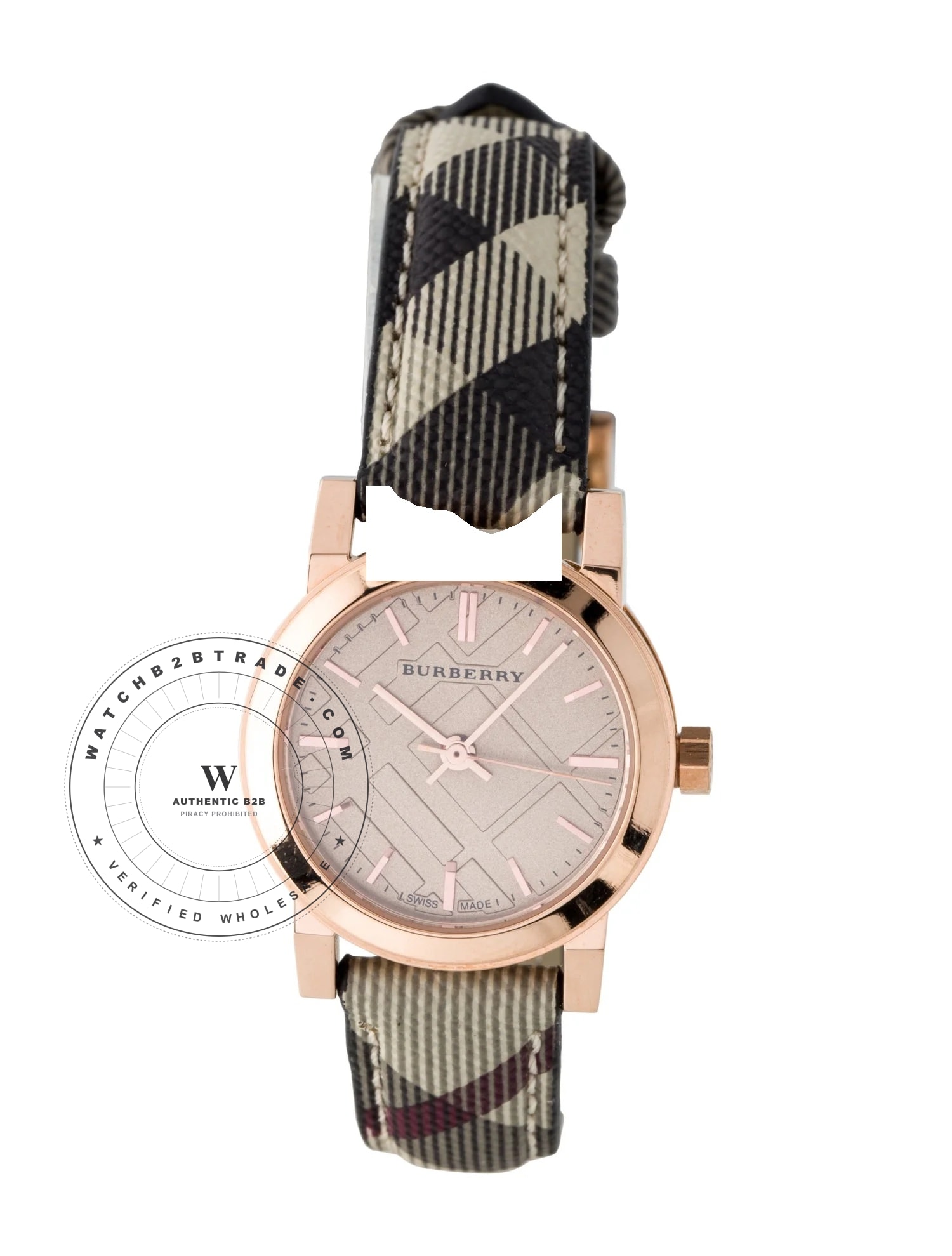 Burberry Burberry Ladies The City Rose Gold 26mm Watch (BU9236) - Wholesale Luxury Timepiece