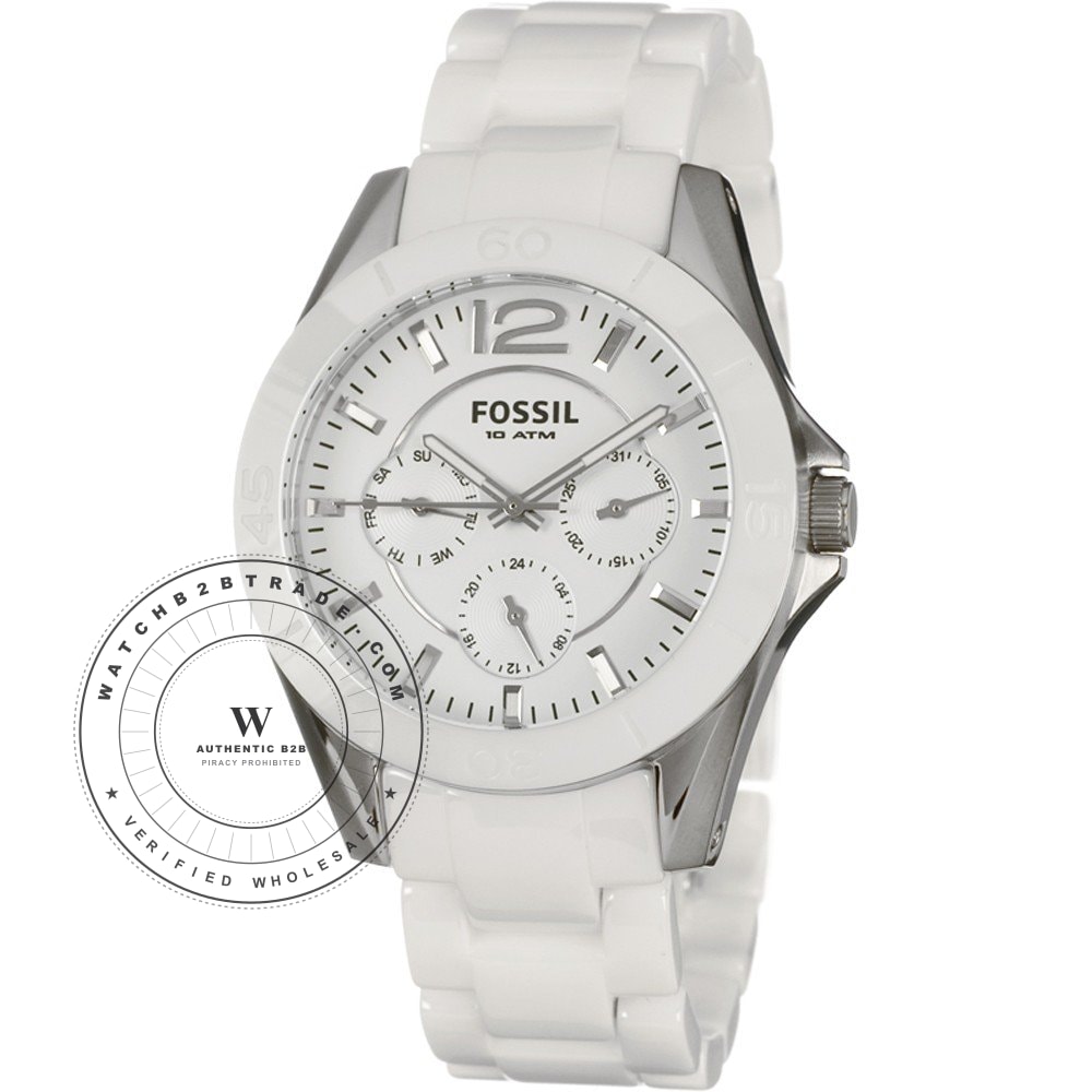 Fossil Watch Time 3 hands Ladies Sport Ceramics CE1002 (CE1002) - Wholesale Luxury Timepiece