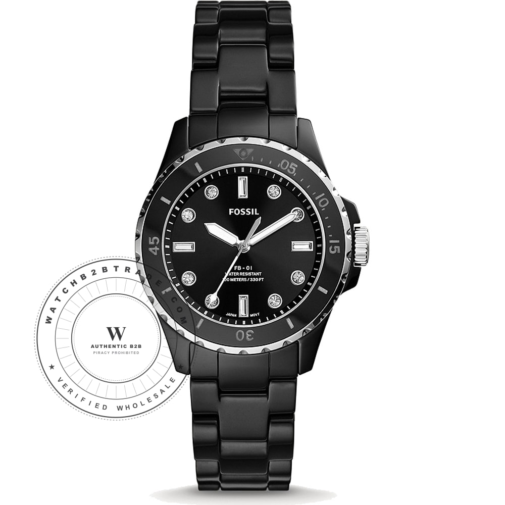 Fossil CE1108 FB-01 Ceramic Watch (CE1108) - Wholesale Luxury Timepiece