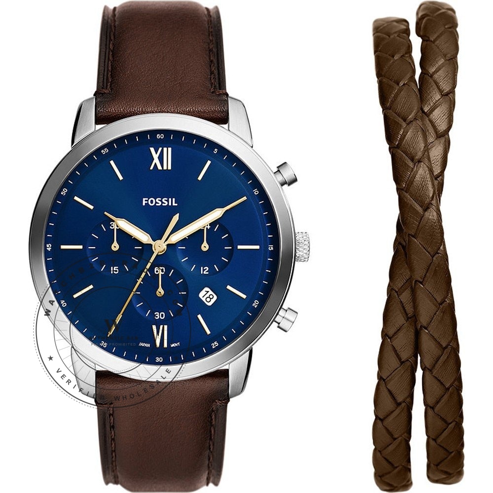 Fossil FS6018SET Neutra Gift Set Watch (FS6018SET) - Wholesale Luxury Timepiece
