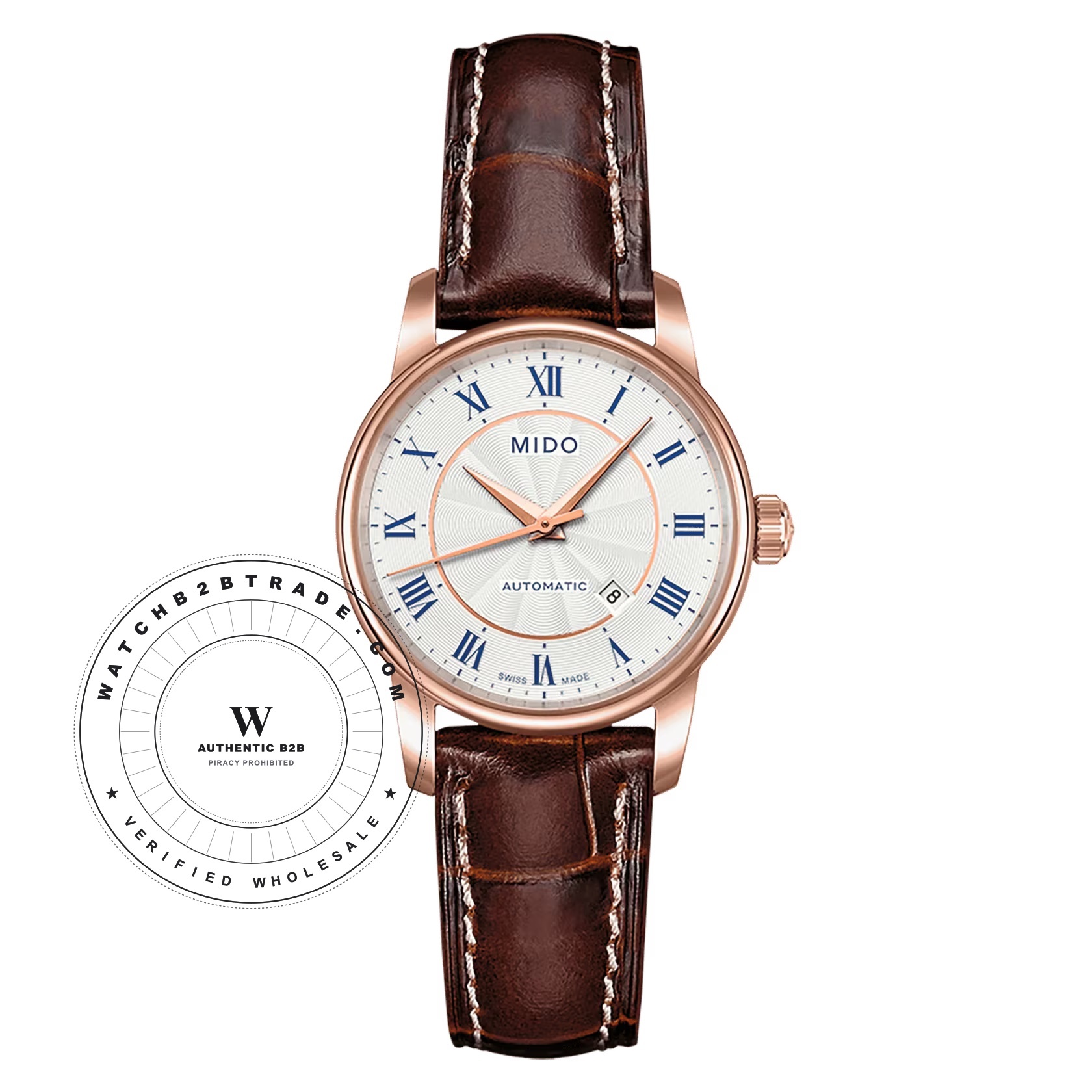 Mido Mido Baroncelli II Lady Automatic M7600.2.21.8 Watch (M7600.2.21.8) - Wholesale Luxury Timepiece