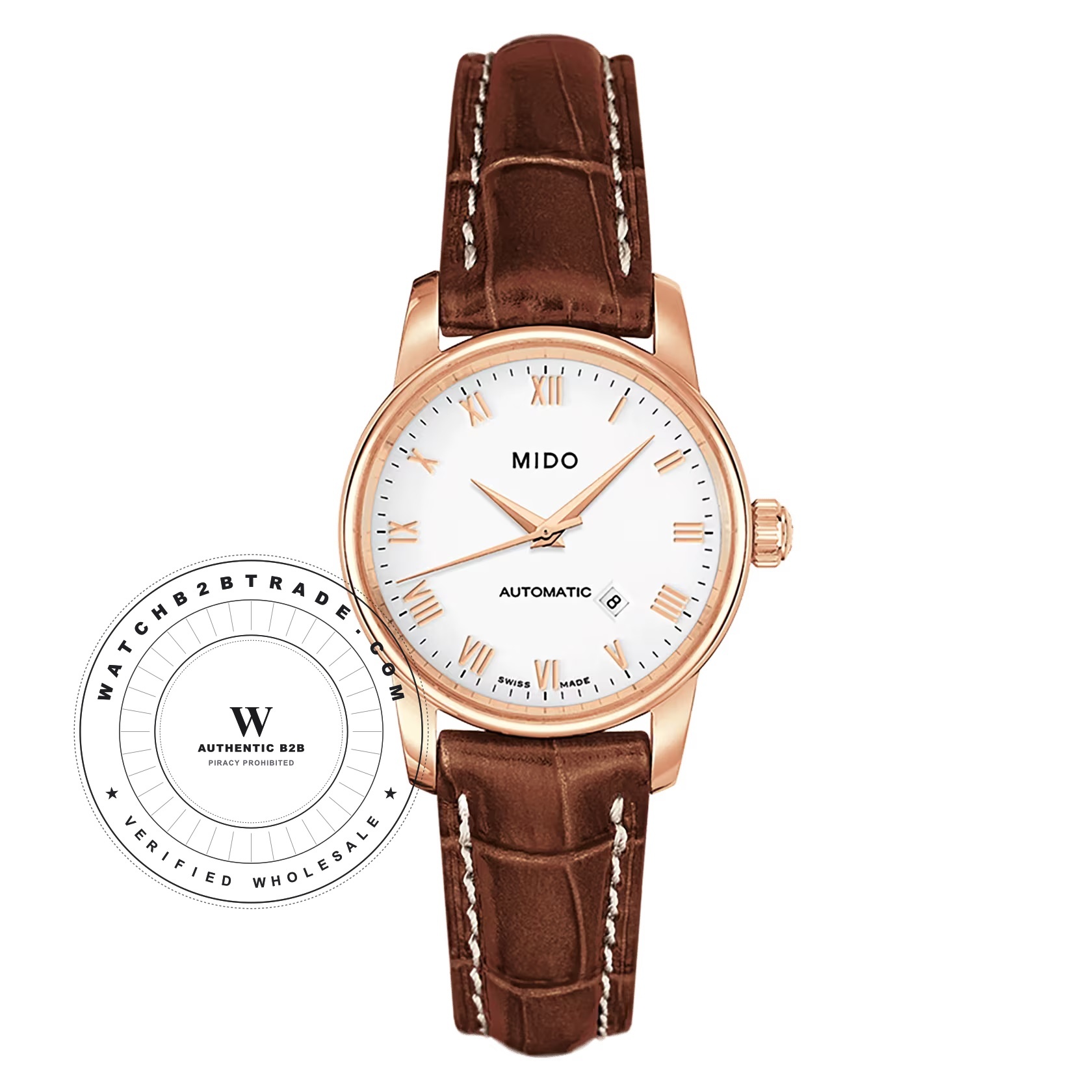 Mido Mido Baroncelli II Lady Automatic M7600.3.26.8 Watch (M7600.3.26.8) - Wholesale Luxury Timepiece