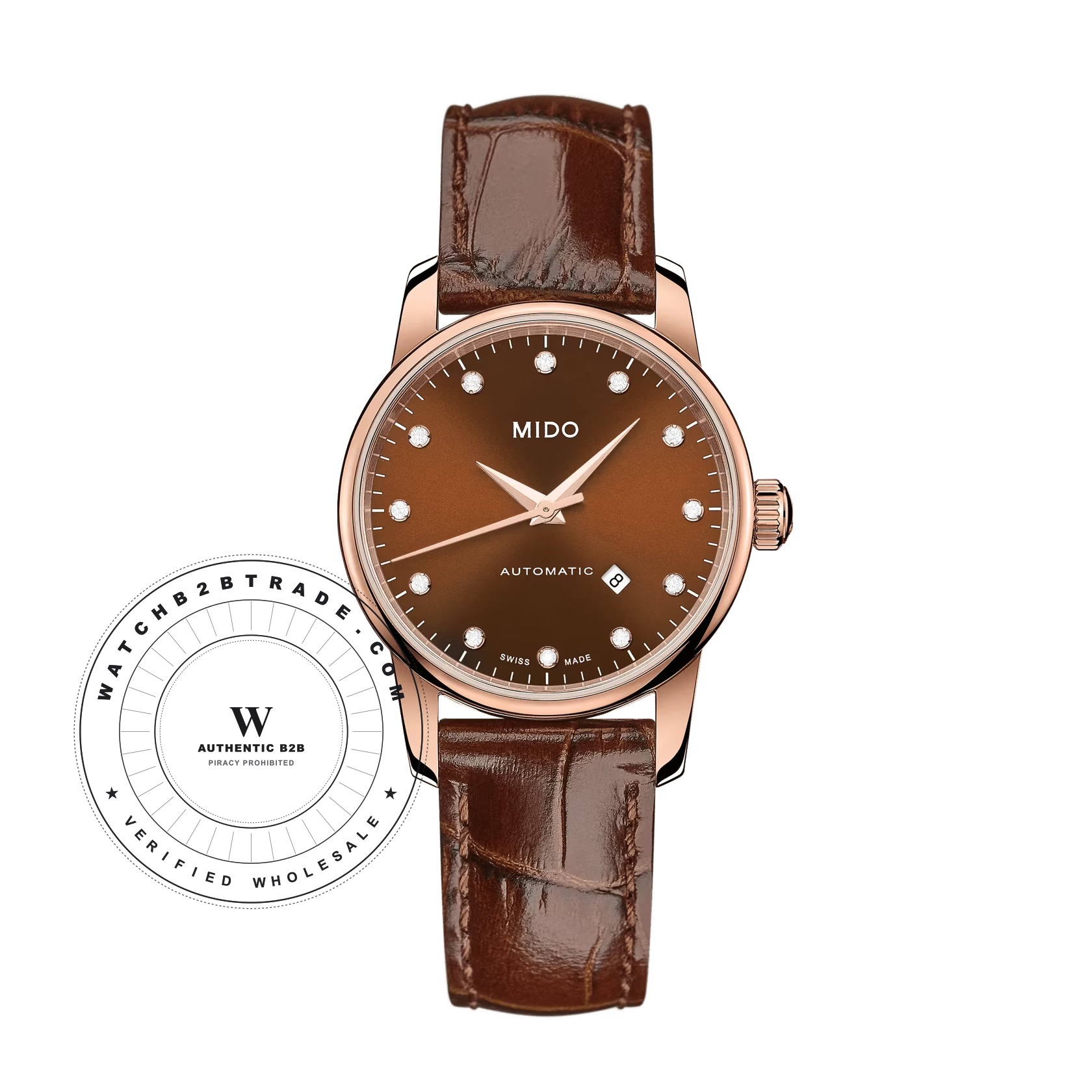 Mido Mido Baroncelli II Lady Automatic M7600.3.64.8 Watch (M7600.3.64.8) - Wholesale Luxury Timepiece