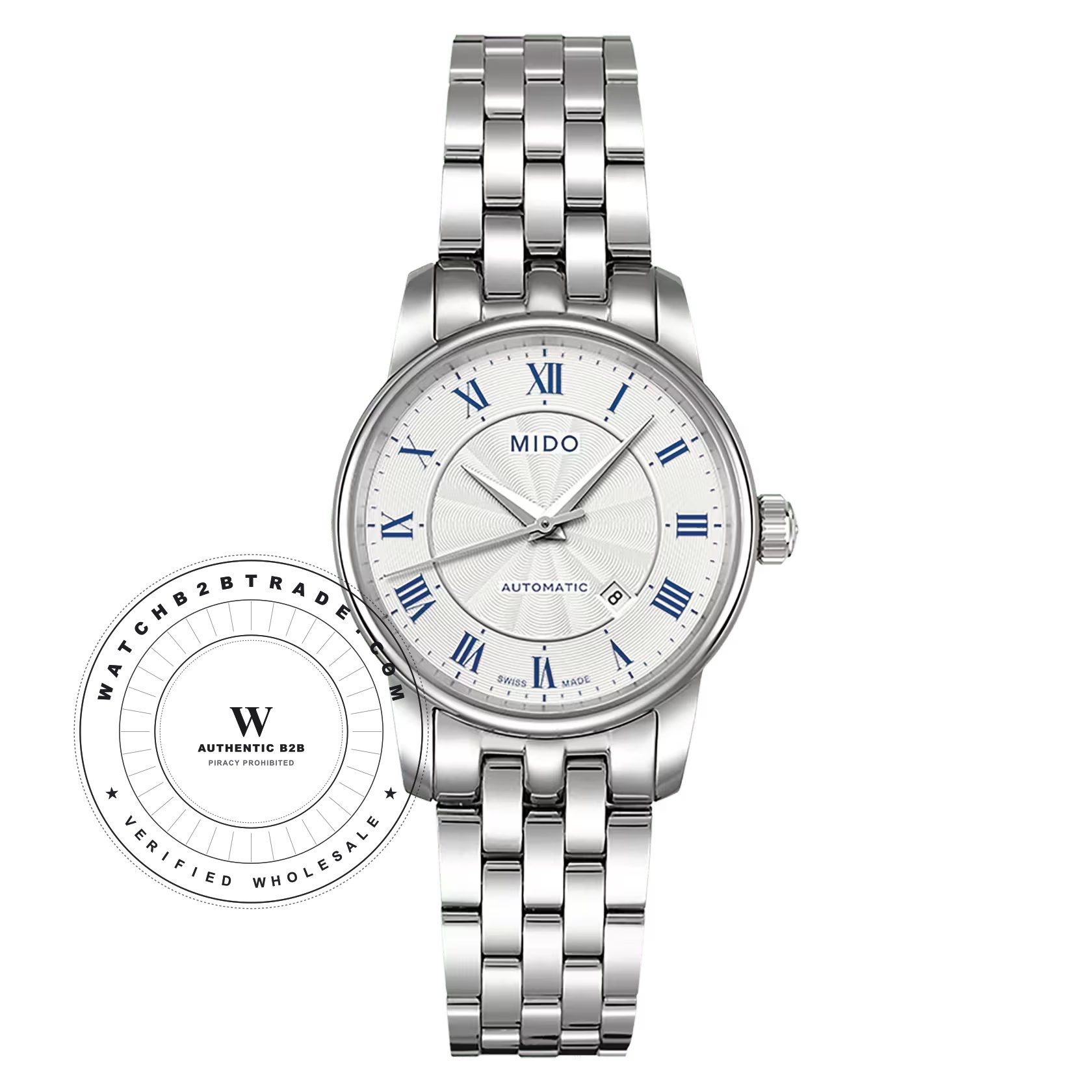 Mido Mido Baroncelli II Lady Automatic M7600.4.21.1 Watch (M7600.4.21.1) - Wholesale Luxury Timepiece