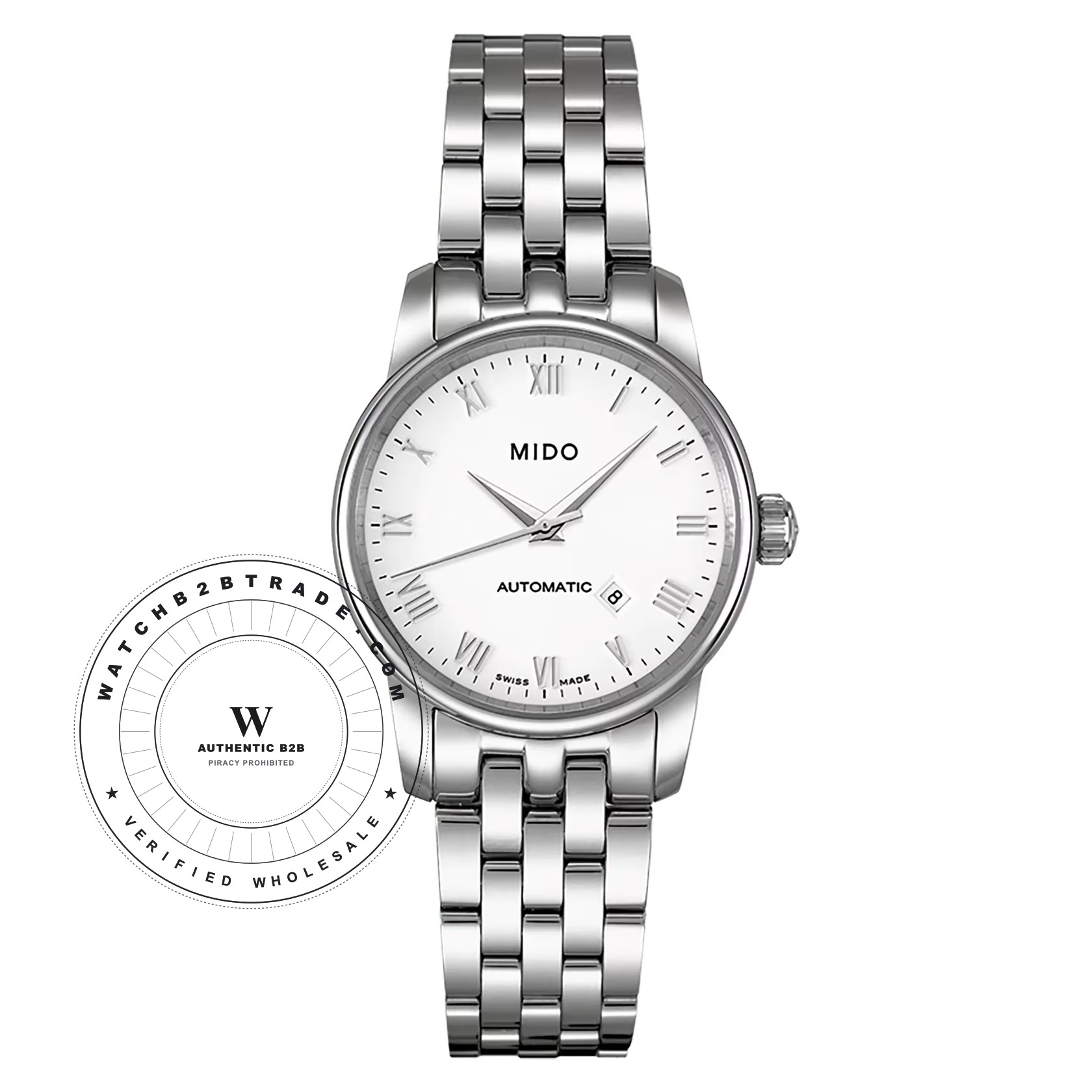 Mido Mido Baroncelli II Lady Automatic M7600.4.26.1 Watch (M7600.4.26.1) - Wholesale Luxury Timepiece