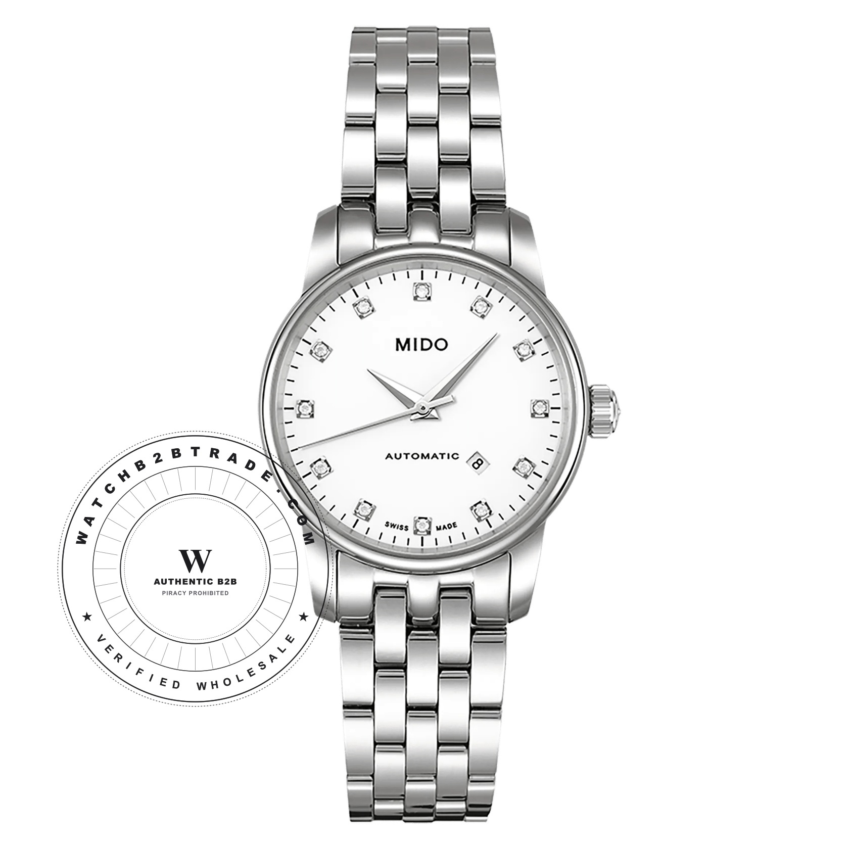 Mido Mido Baroncelli II Lady Automatic M7600.4.66.1 Watch (M7600.4.66.1) - Wholesale Luxury Timepiece