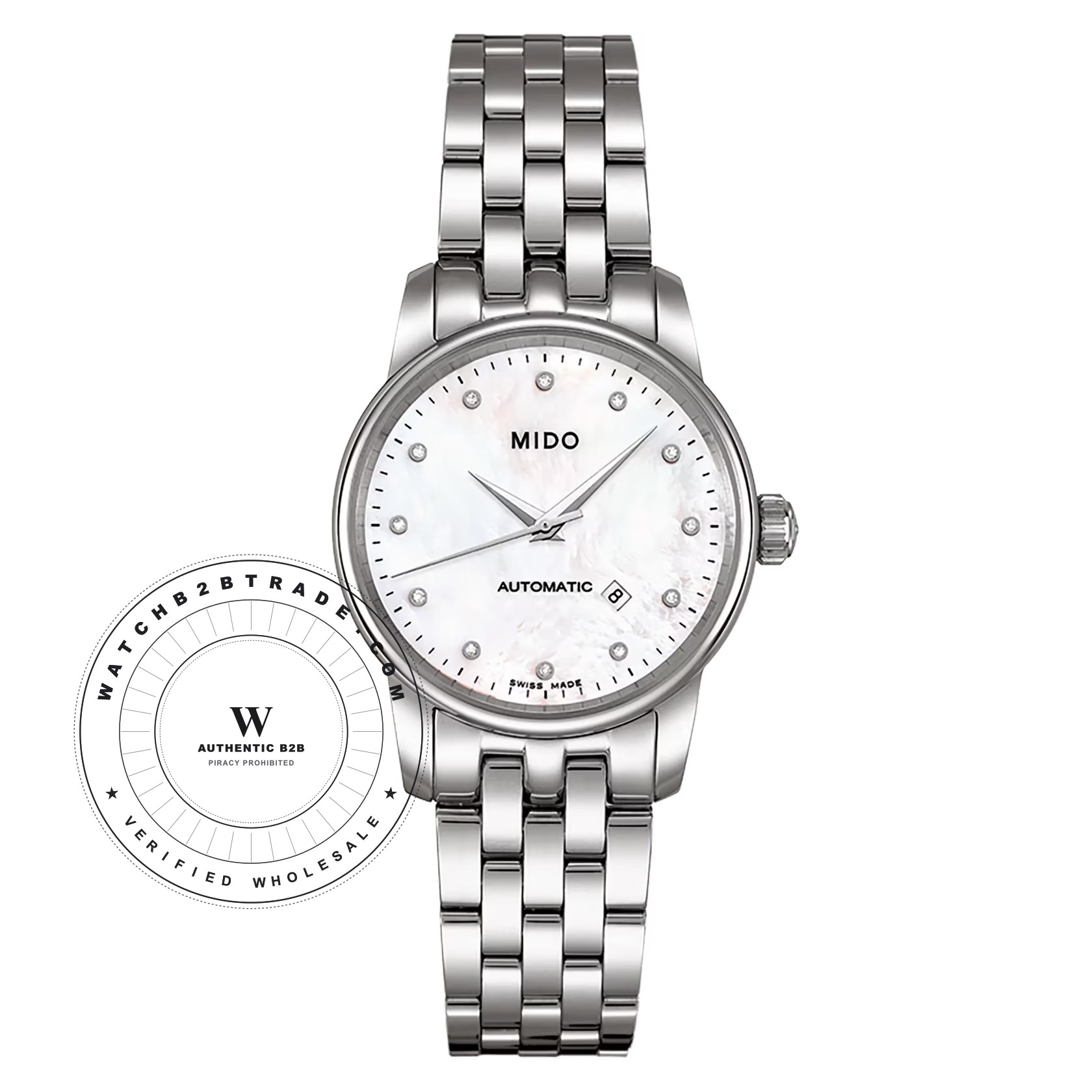 Mido Mido Baroncelli II Lady Automatic M7600.4.69.1 Watch (M7600.4.69.1) - Wholesale Luxury Timepiece