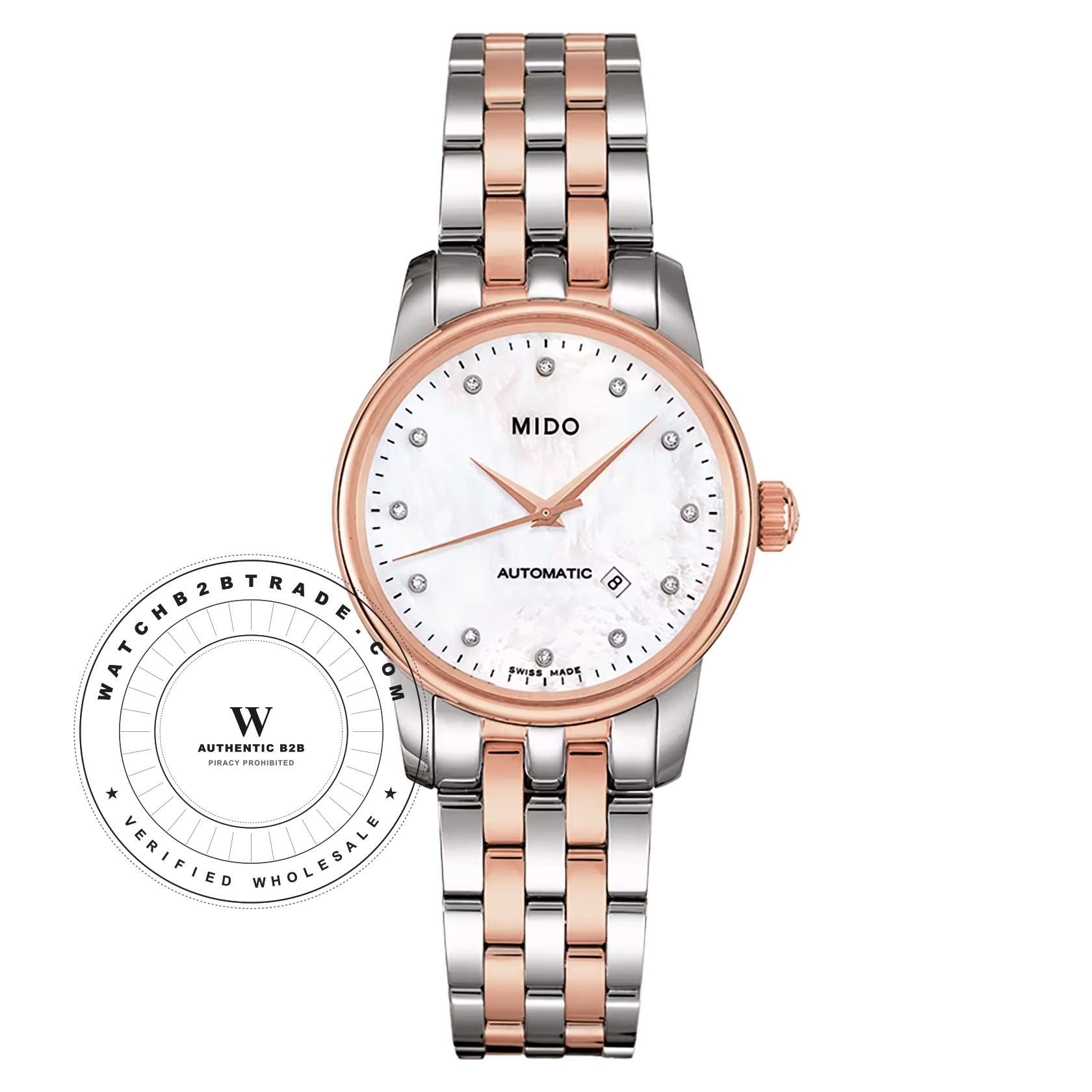 Mido Mido Baroncelli II Lady Automatic M7600.9.69.1 Watch (M7600.9.69.1) - Wholesale Luxury Timepiece