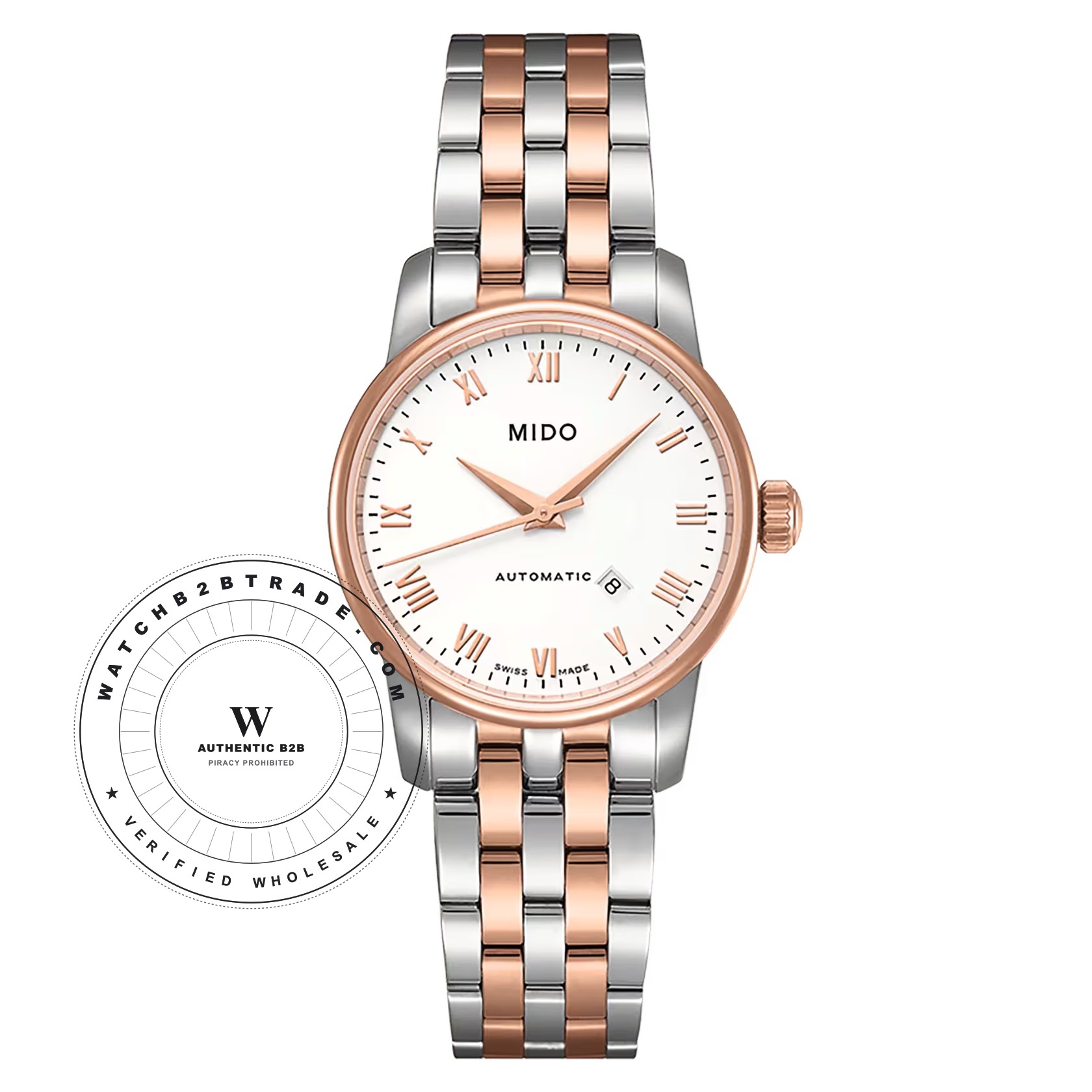Mido Mido Baroncelli II Lady Automatic M7600.9.N6.1 Watch (M7600.9.N6.1) - Wholesale Luxury Timepiece