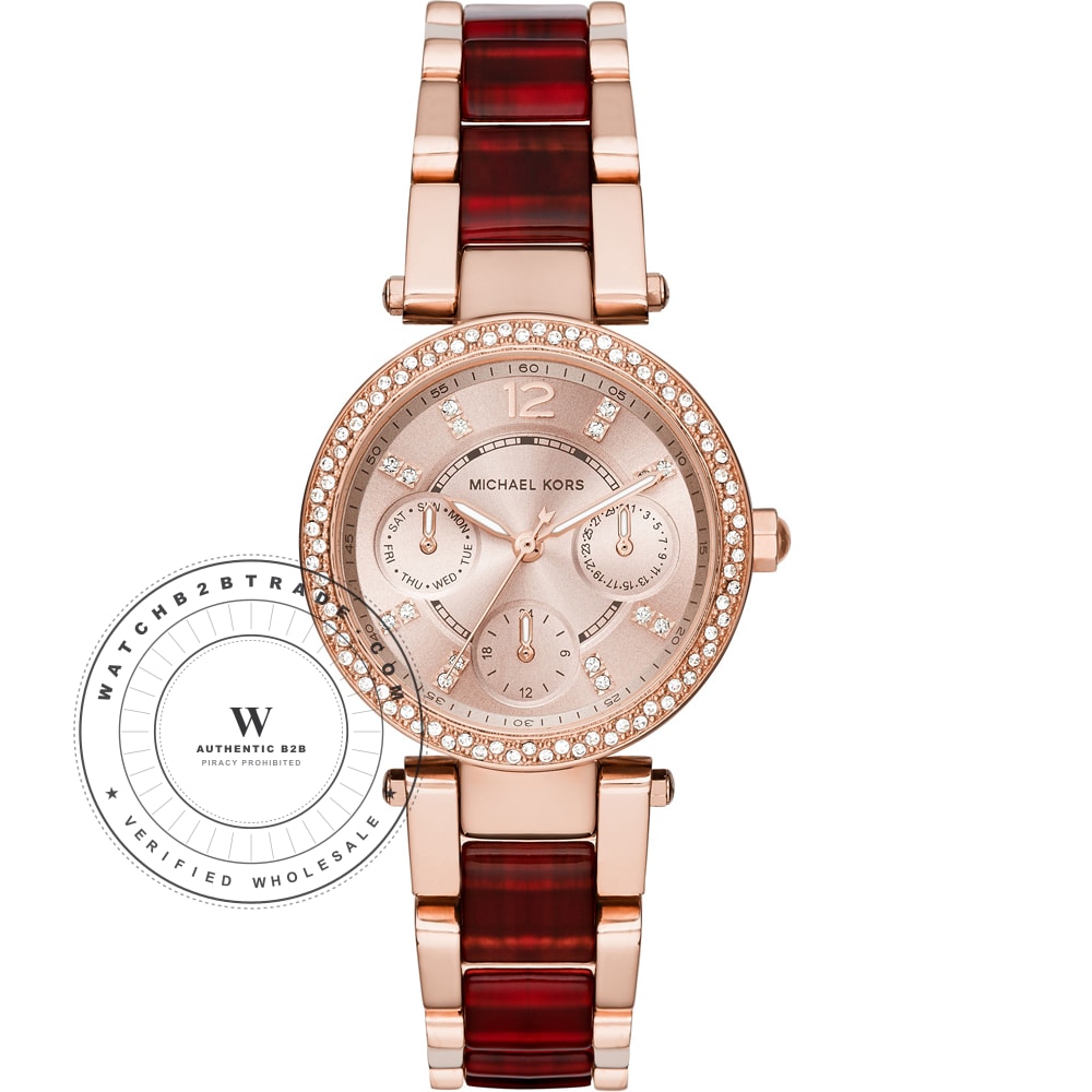 Michael Kors MK6239 Parker Mini Merlot Watch (MK6239) - Wholesale Luxury Timepiece