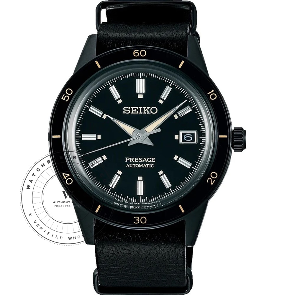 Seiko Presage SRPH95J1 Presage - Style 60s ‘Stealth’ Watch (SRPH95J1) - Wholesale Luxury Timepiece