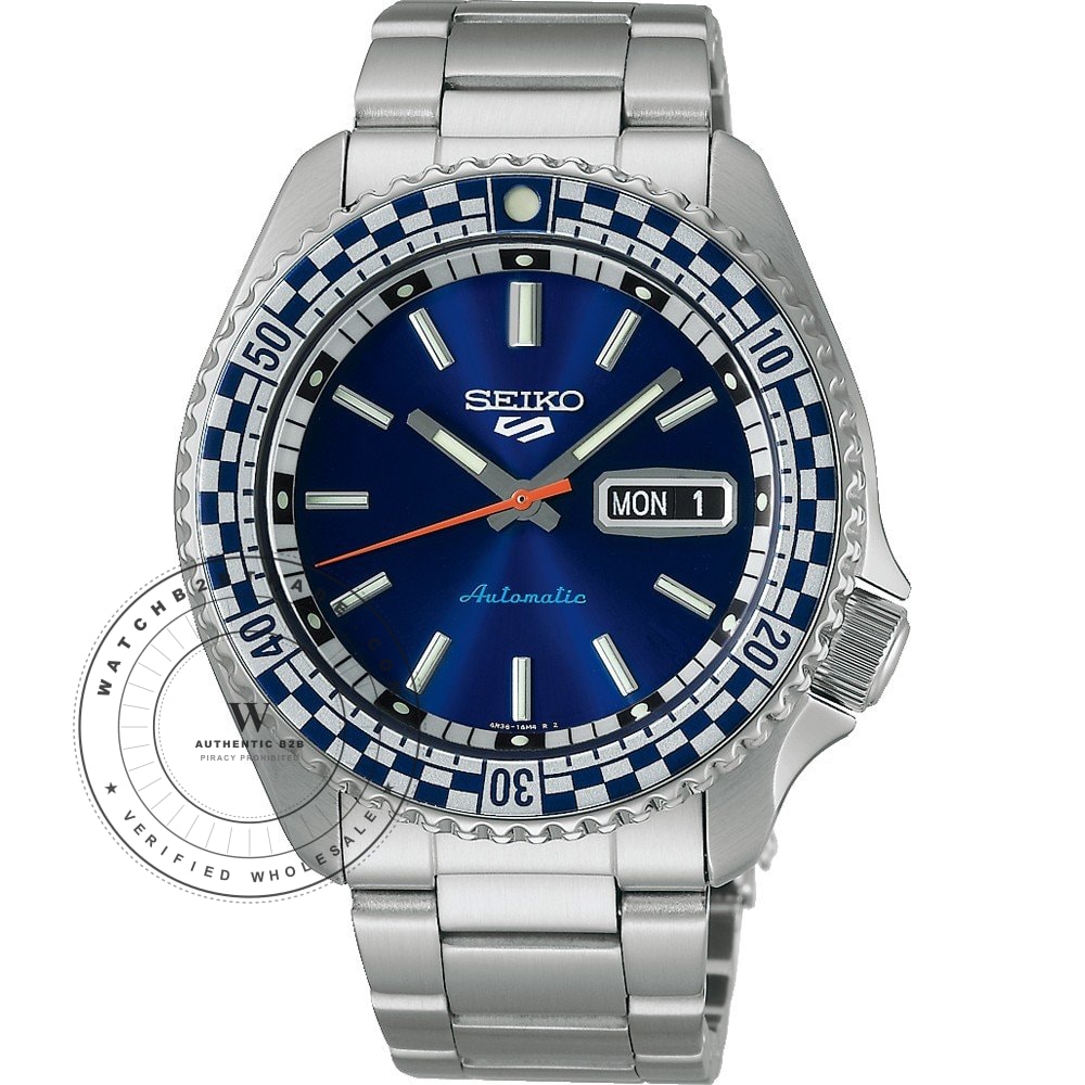 Seiko 5 Sports SRPK65K1 Seiko 5 Sports ‘Checkered Flag’ Watch (SRPK65K1) - Wholesale Luxury Timepiece