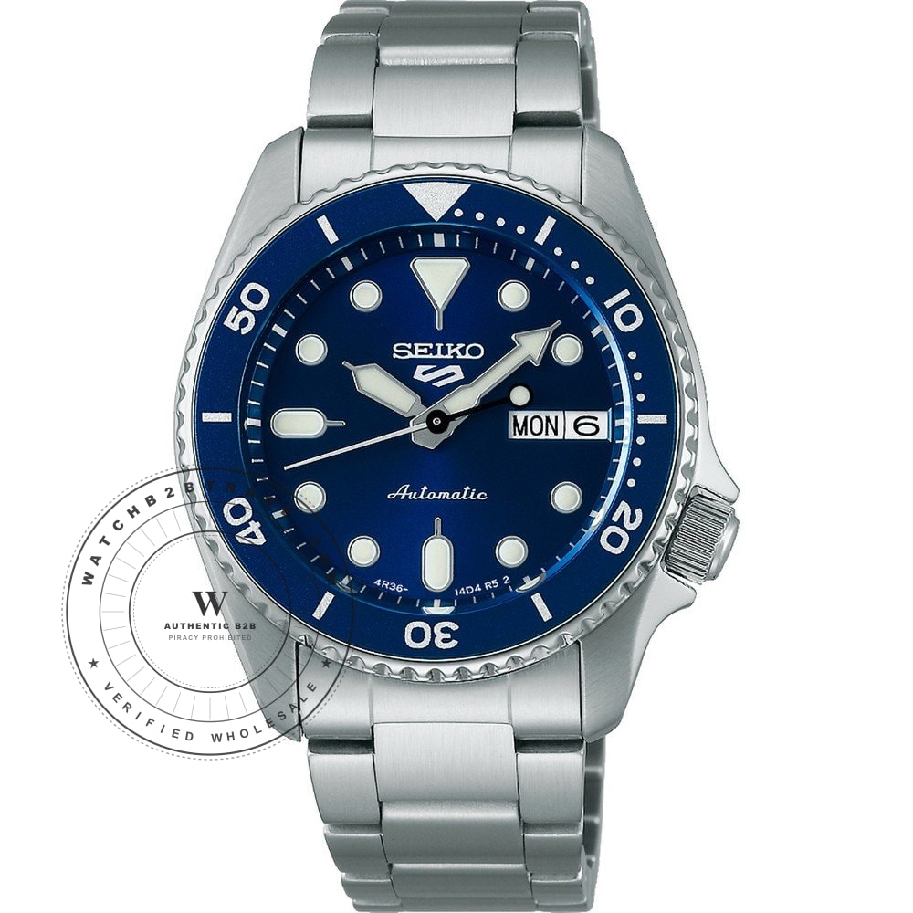 Seiko 5 Sports SRPL77K1 Seiko 5 Sports SKX ‘Street Denim’ Watch (SRPL77K1) - Wholesale Luxury Timepiece