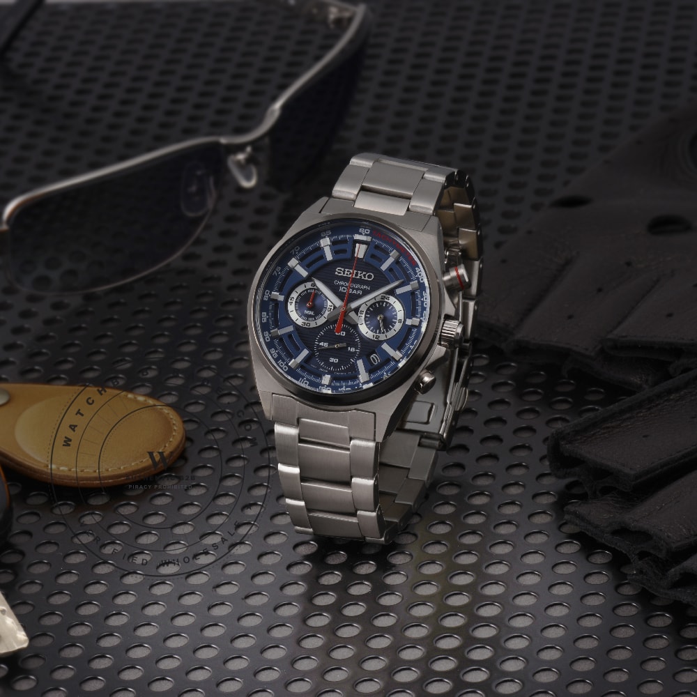 Seiko SSB407P1 Gents Watch SSB407P1 - Angle 2
