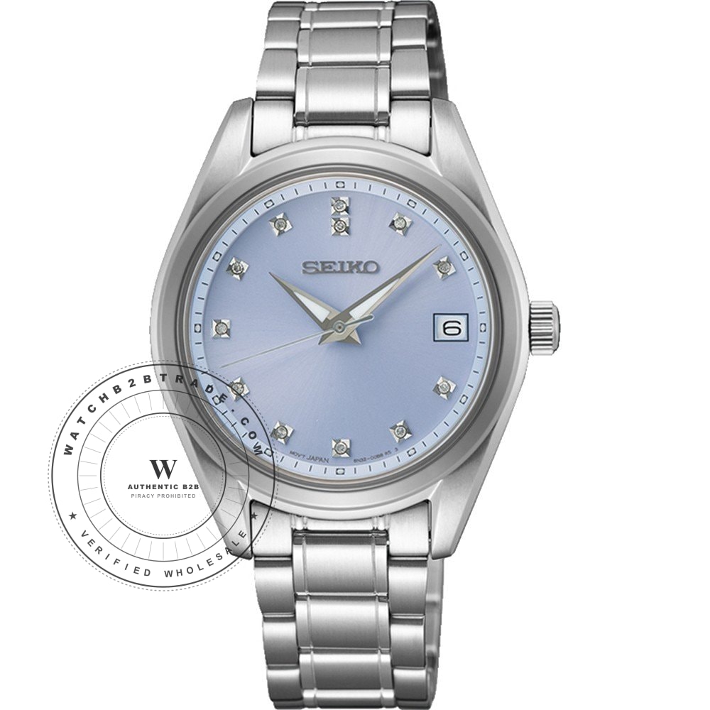 Seiko SUR581P1 Diamonds Watch (SUR581P1) - Wholesale Luxury Timepiece