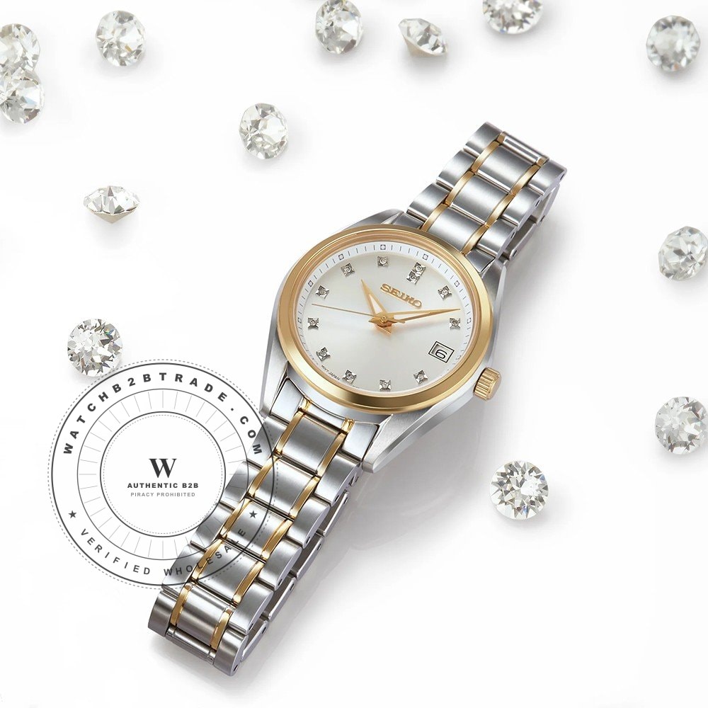Seiko SUR582P1 Diamonds Watch SUR582P1 - Angle 4