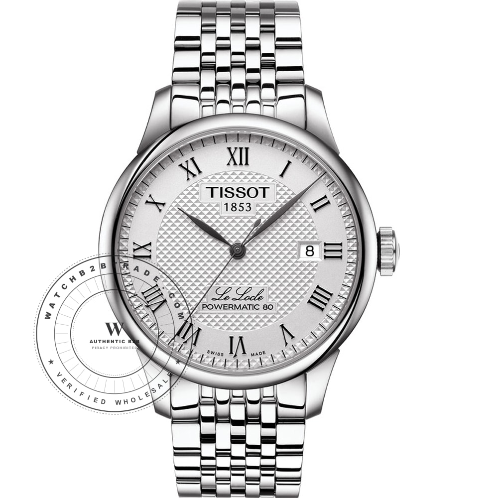 Tissot Le Locle T0064071103300 Le Locle - Powermatic 80 Watch (T0064071103300) - Wholesale Luxury Timepiece
