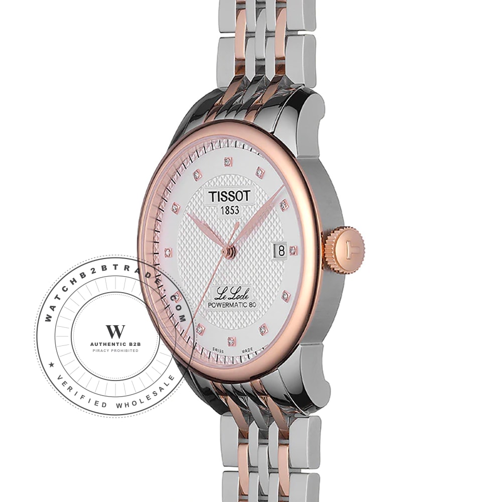 Tissot Le Locle T0064072203601 Le Locle - Powermatic 80 Watch T0064072203601 - Angle 3