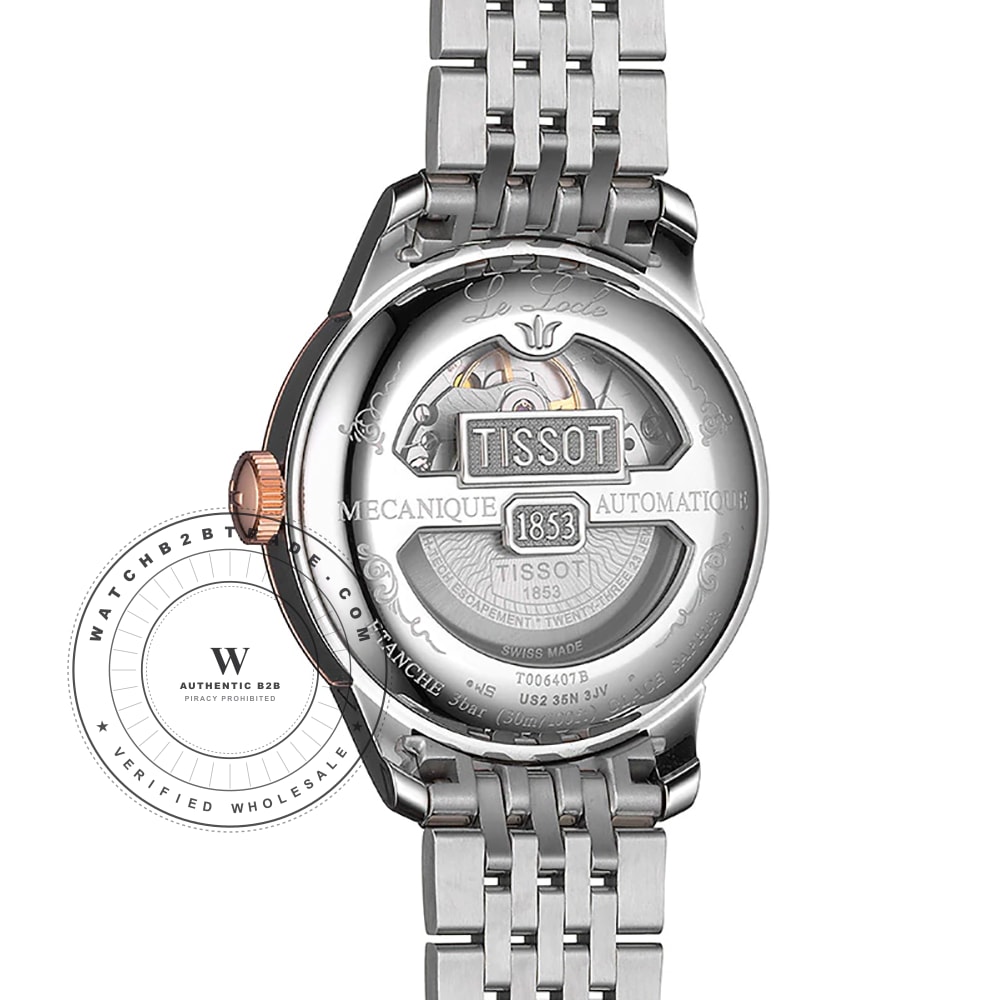 Tissot Le Locle T0064072203601 Le Locle - Powermatic 80 Watch T0064072203601 - Angle 4