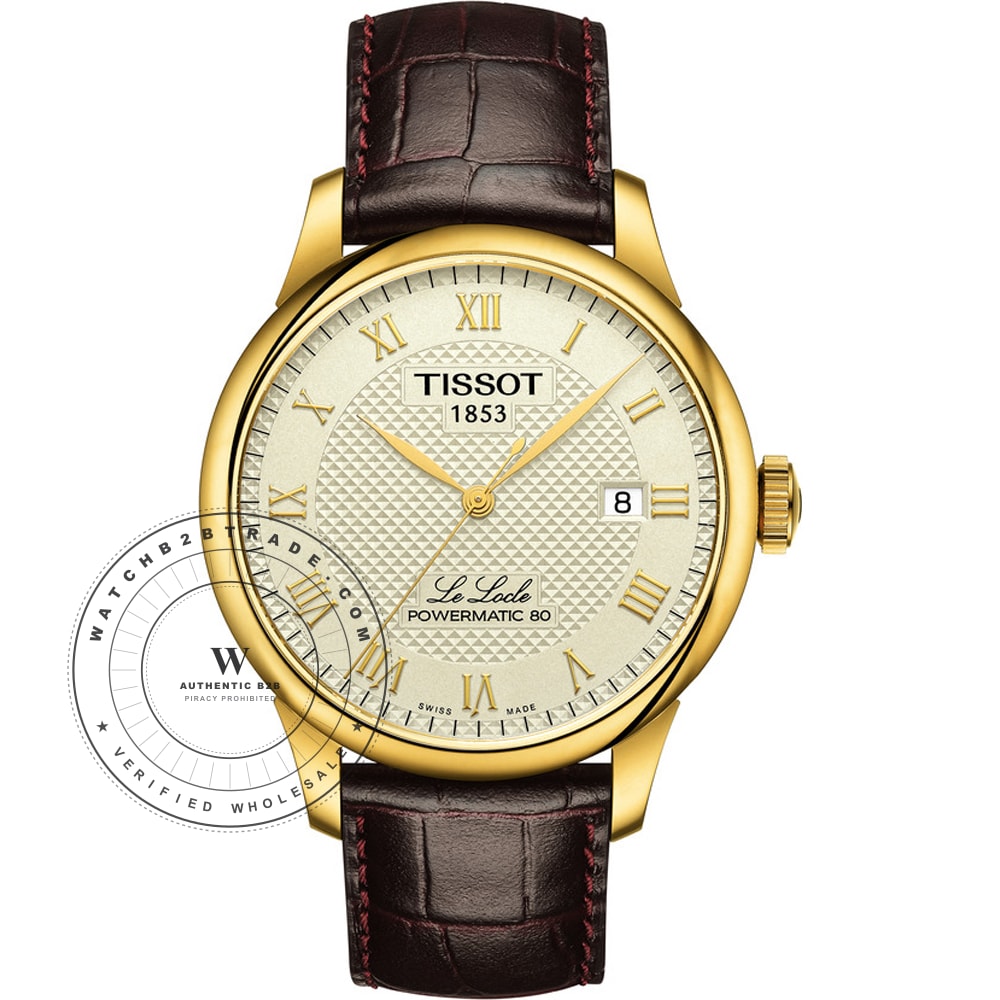 Tissot Le Locle T0064073626300 Le Locle - Powermatic 80 Watch (T0064073626300) - Wholesale Luxury Timepiece