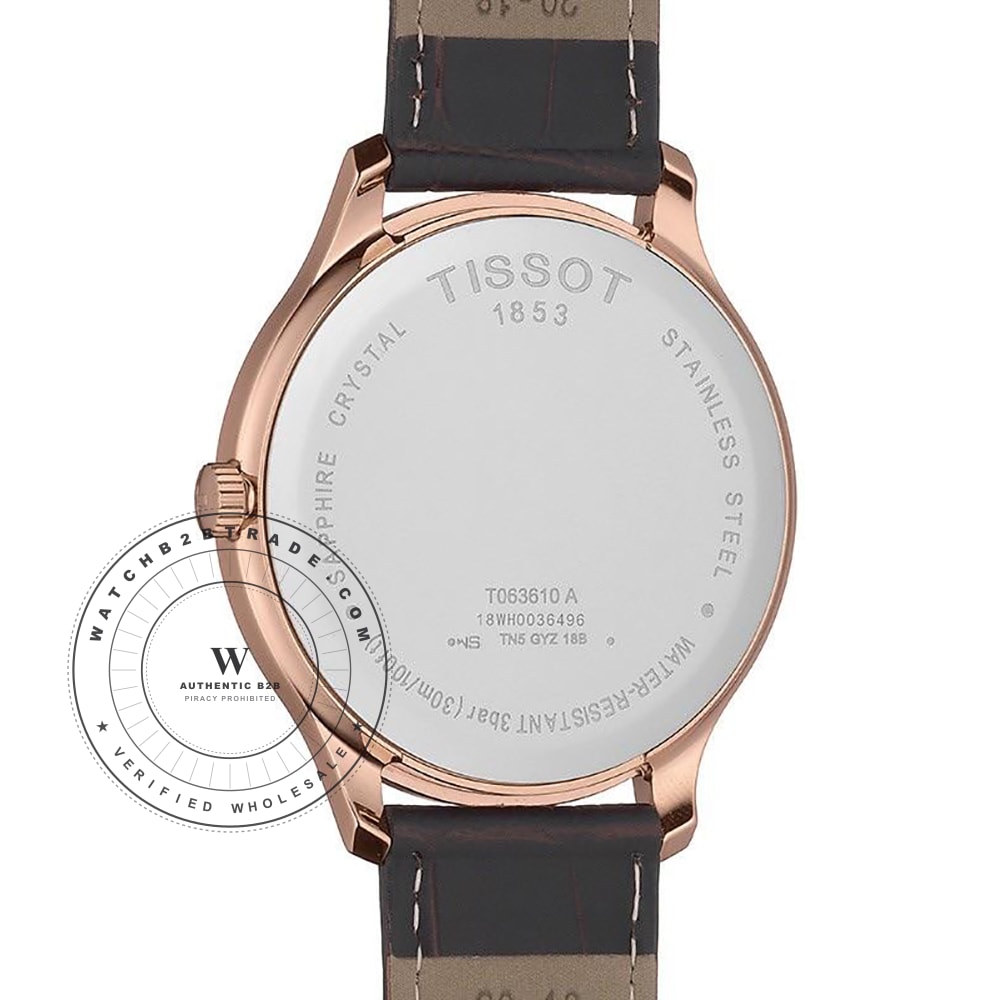 Tissot T-Classic T0636103604700 Tradition Watch T0636103604700 - Angle 4