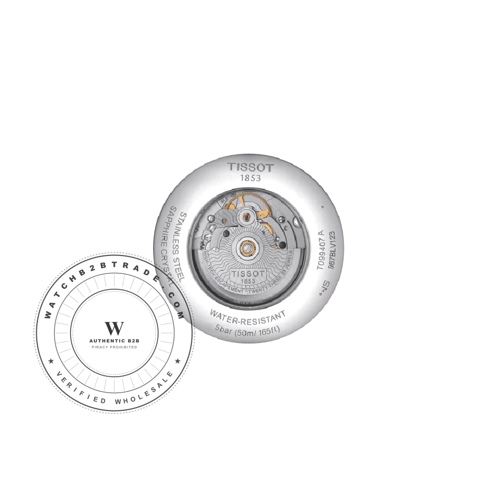 Tissot T-Classic T0994071103800 Chemin des Tourelles Watch T0994071103800 - Angle 4