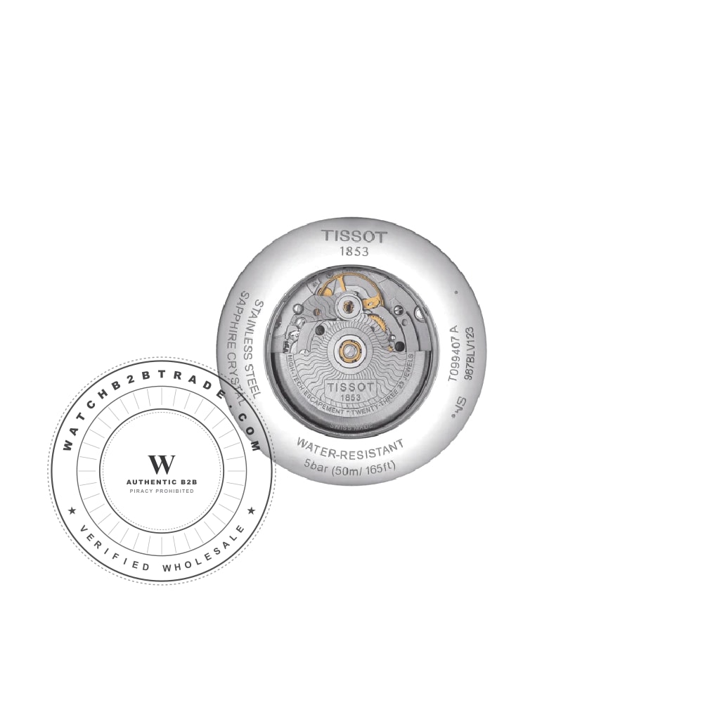 Tissot T-Classic T0994071644700 Chemin des Tourelles Watch T0994071644700 - Angle 3