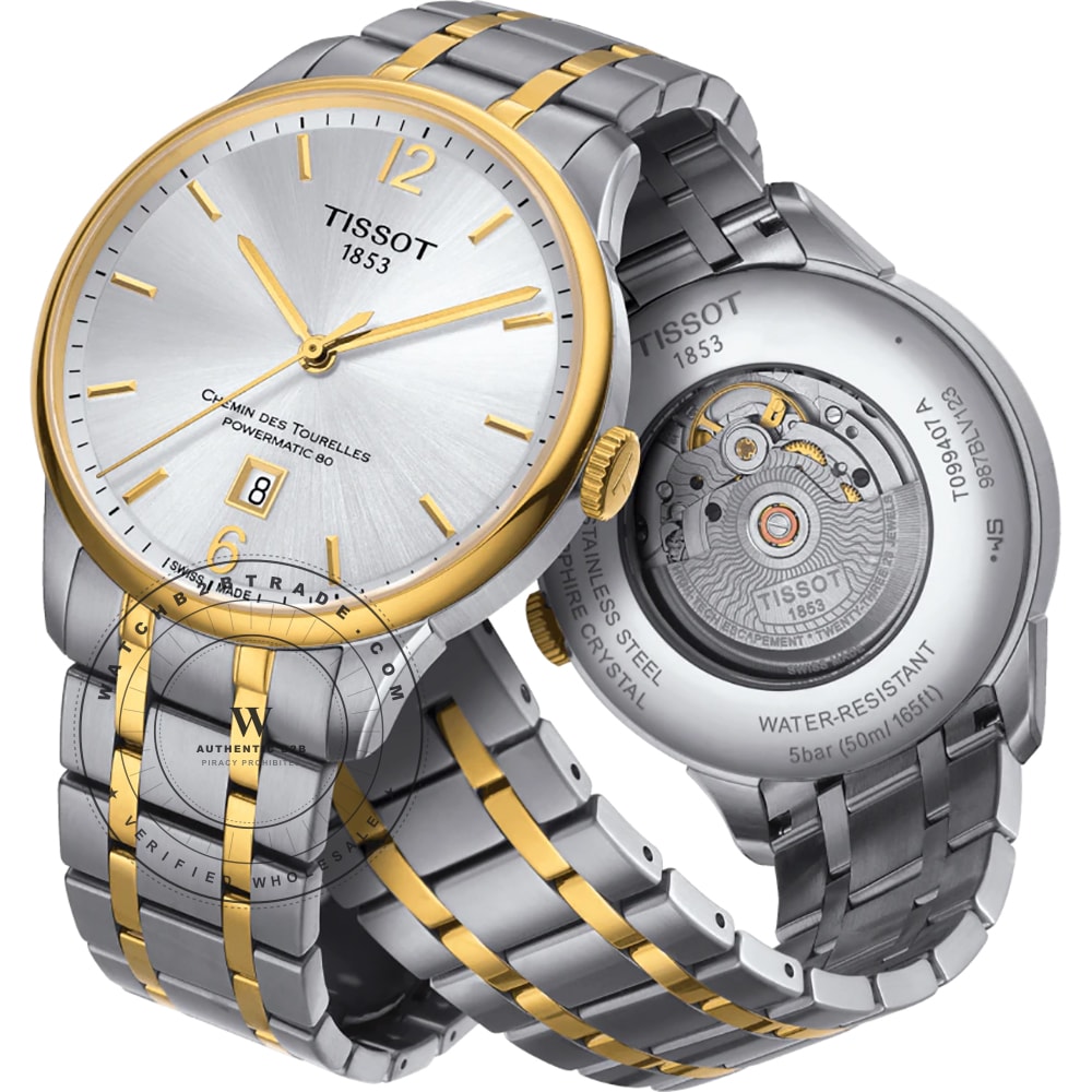 Tissot T-Classic T0994072203700 Chemin Des Tourelles Watch T0994072203700 - Angle 5
