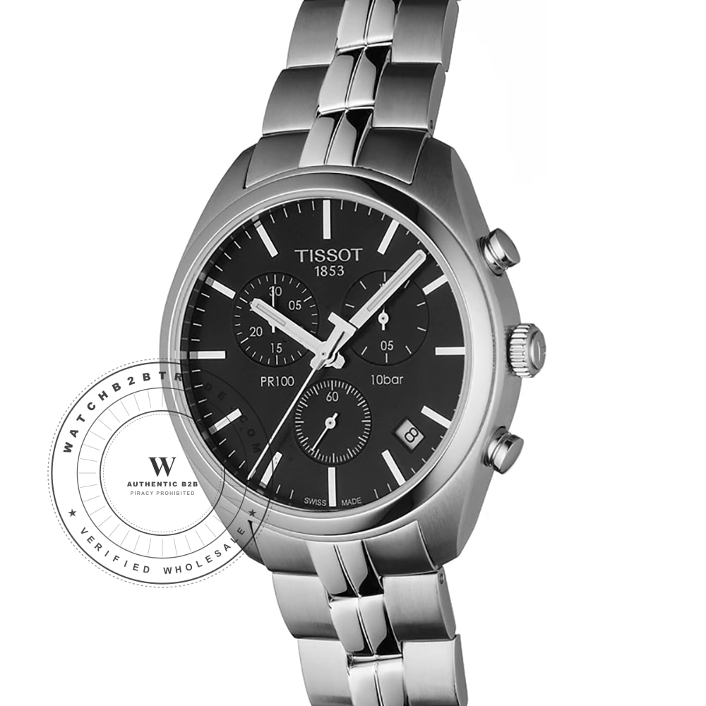 Tissot T-Classic T1014171105100 PR 100 Watch T1014171105100 - Angle 2