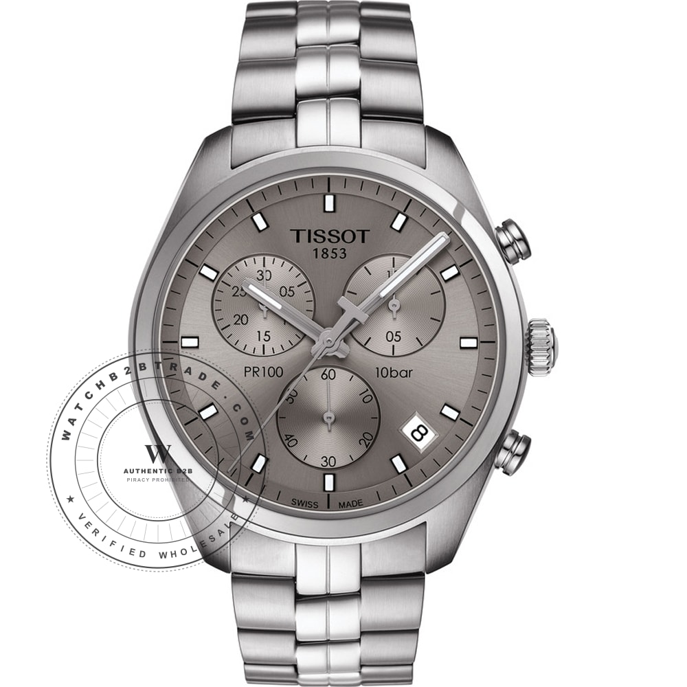 Tissot T-Classic T1014171107100 PR 100 Chronograph Watch (T1014171107100) - Wholesale Luxury Timepiece
