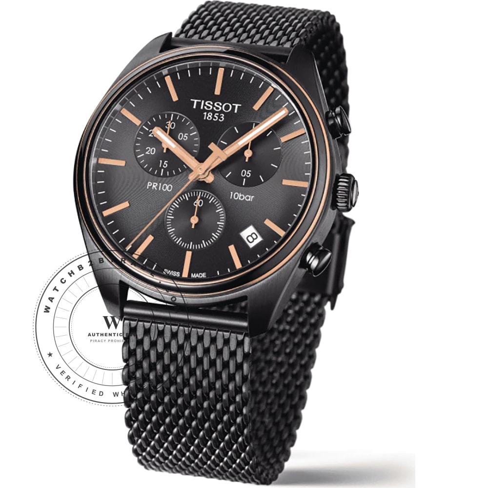 Tissot T-Classic T1014172306100 PR 100 Watch T1014172306100 - Angle 2