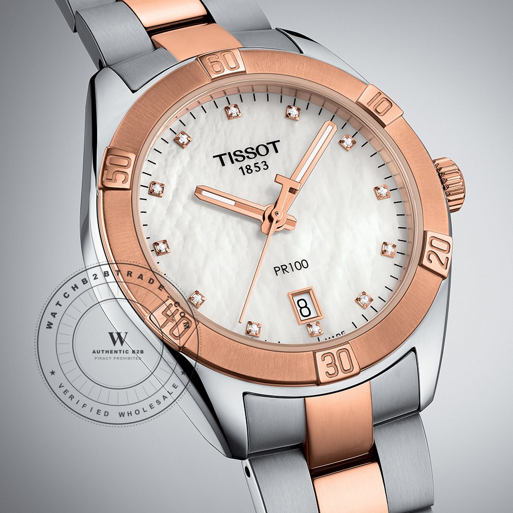 Tissot T-Classic T1019102211600 PR 100 Watch T1019102211600 - Angle 2