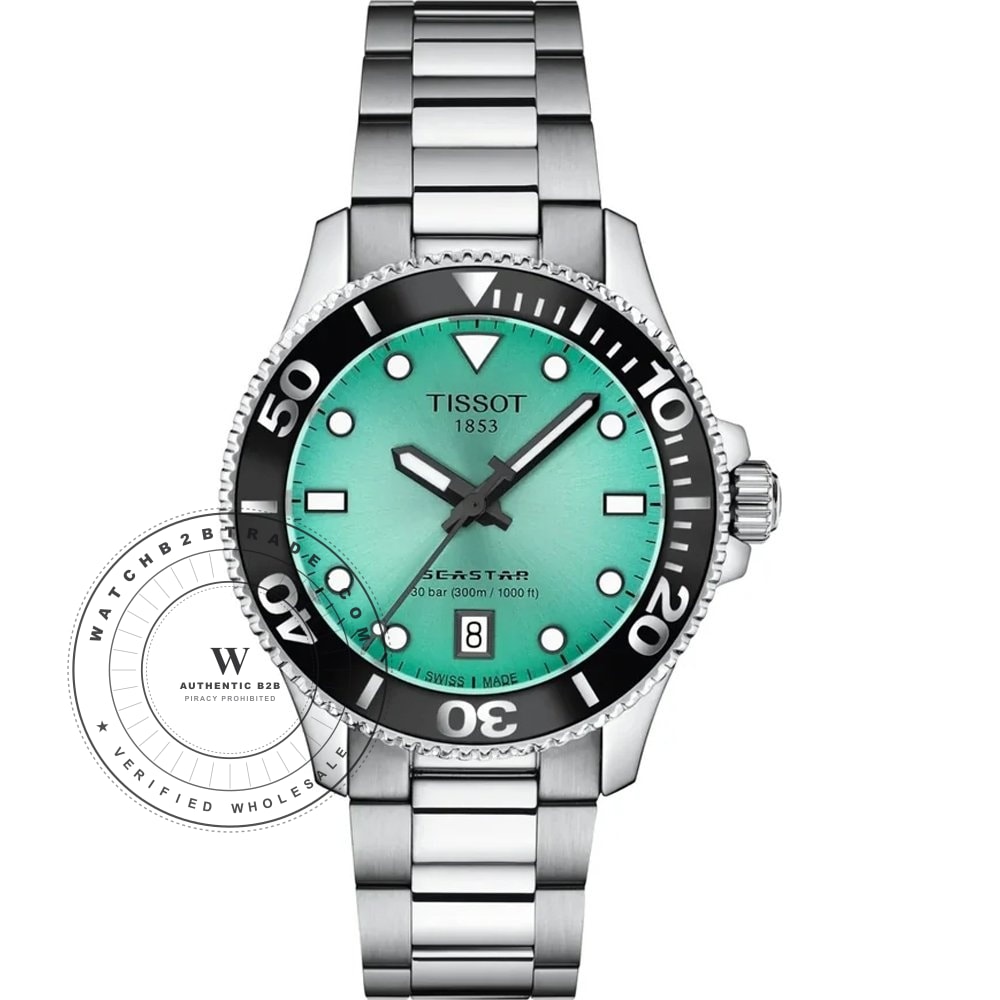 Tissot T1202101109100 Seastar 1000 Watch (T1202101109100) - Wholesale Luxury Timepiece